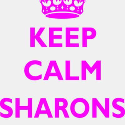 1016 KeepCalmSharonsBack Pink Thumbnail