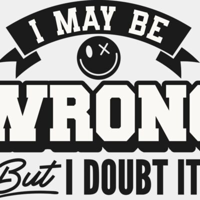 I may be wrong SVG Thumbnail