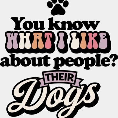 You know what I like about people SVG Thumbnail