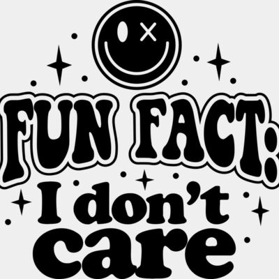 Fun fact I dont care SVG Thumbnail