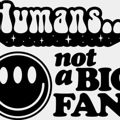 Humans not a big fan SVG Thumbnail