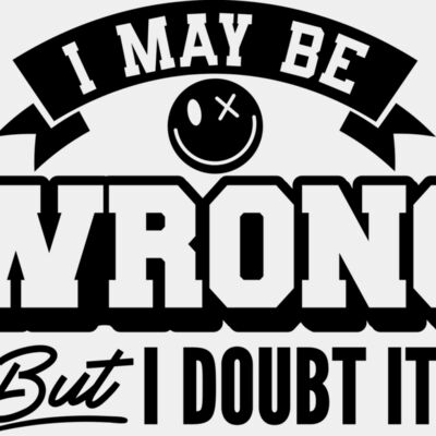 I may be wrong SVG Thumbnail