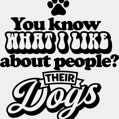 You know what I like about people SVG Thumbnail