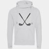 Cross neck hoodie Thumbnail