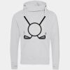 Cross neck hoodie Thumbnail