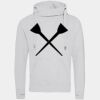Cross neck hoodie Thumbnail